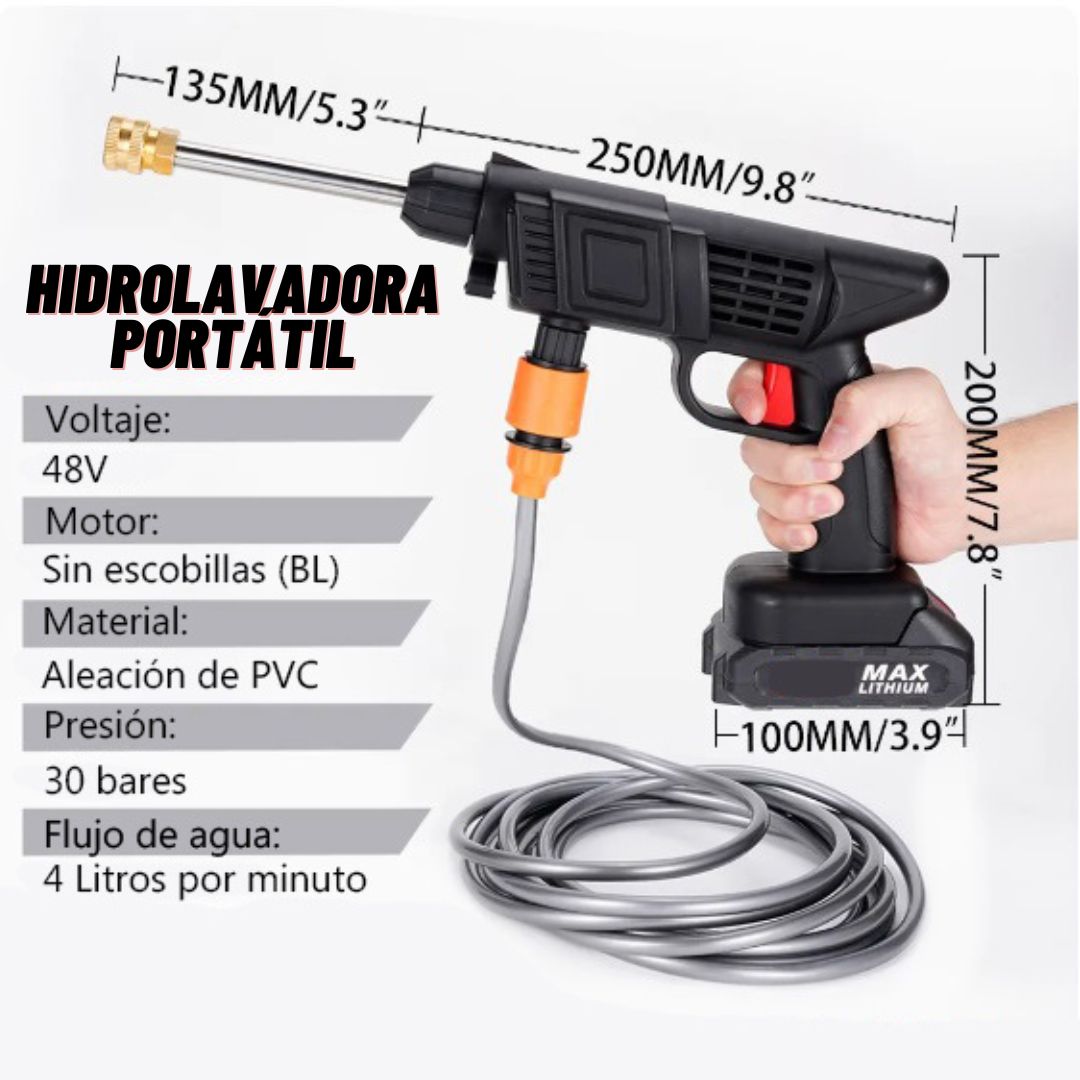 Hidrolavadora Recargable 48V 2 Baterías(ENVIO GRATIS )PAGO CONTRA ENTREGA⭐⭐⭐⭐⭐