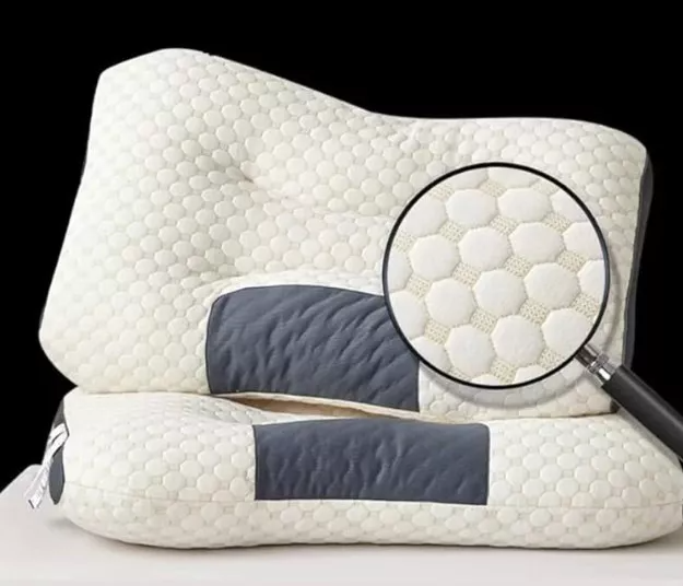 Almohada Cervical Ergonómica 3D – Alivio Total para Cuello y Espalda(ENVIO GRATIS )PAGO CONTRA ENTREGA⭐⭐⭐⭐⭐