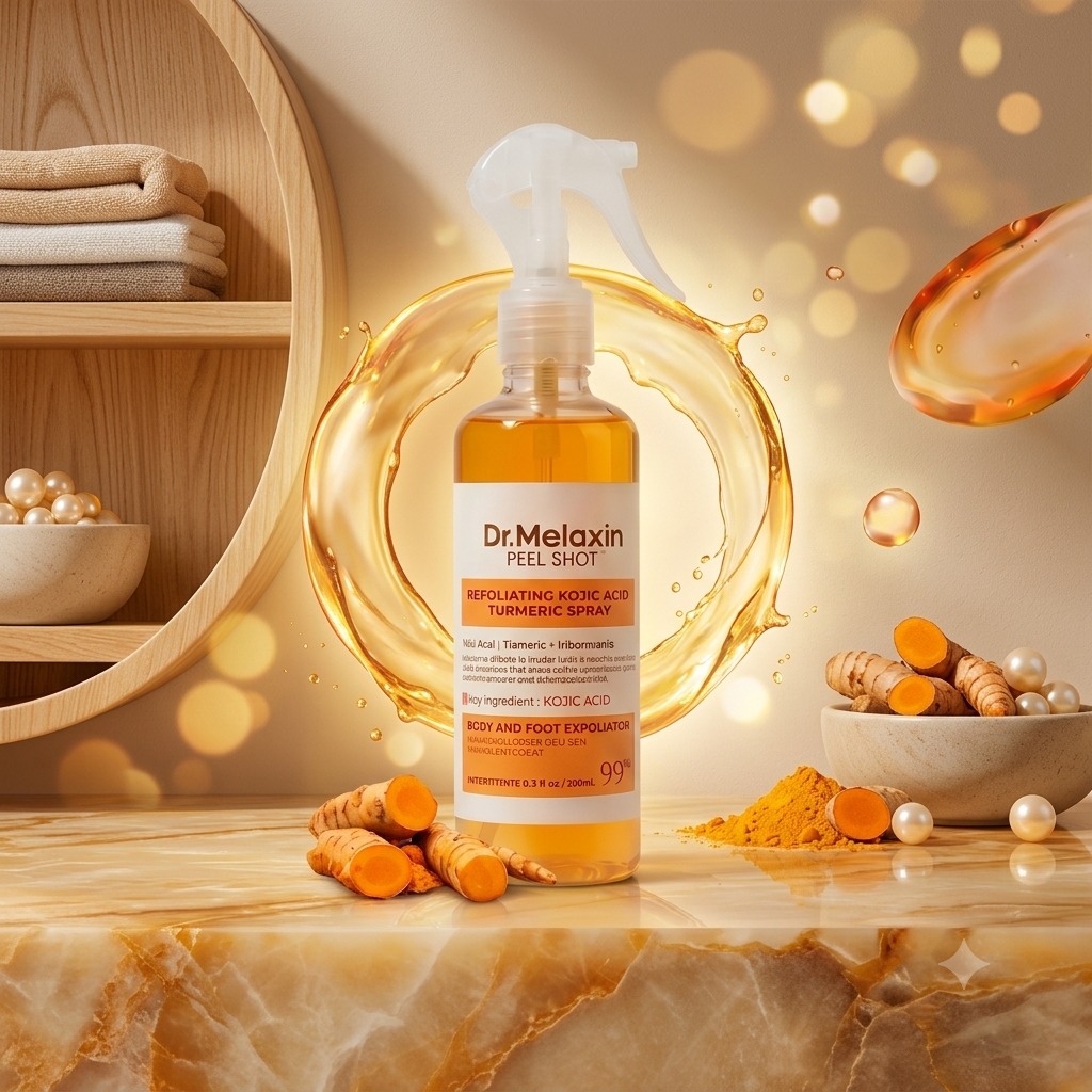 Dr. Melaxin Peel Shot – Spray Exfoliante Kojic & Cúrcuma 200ml,