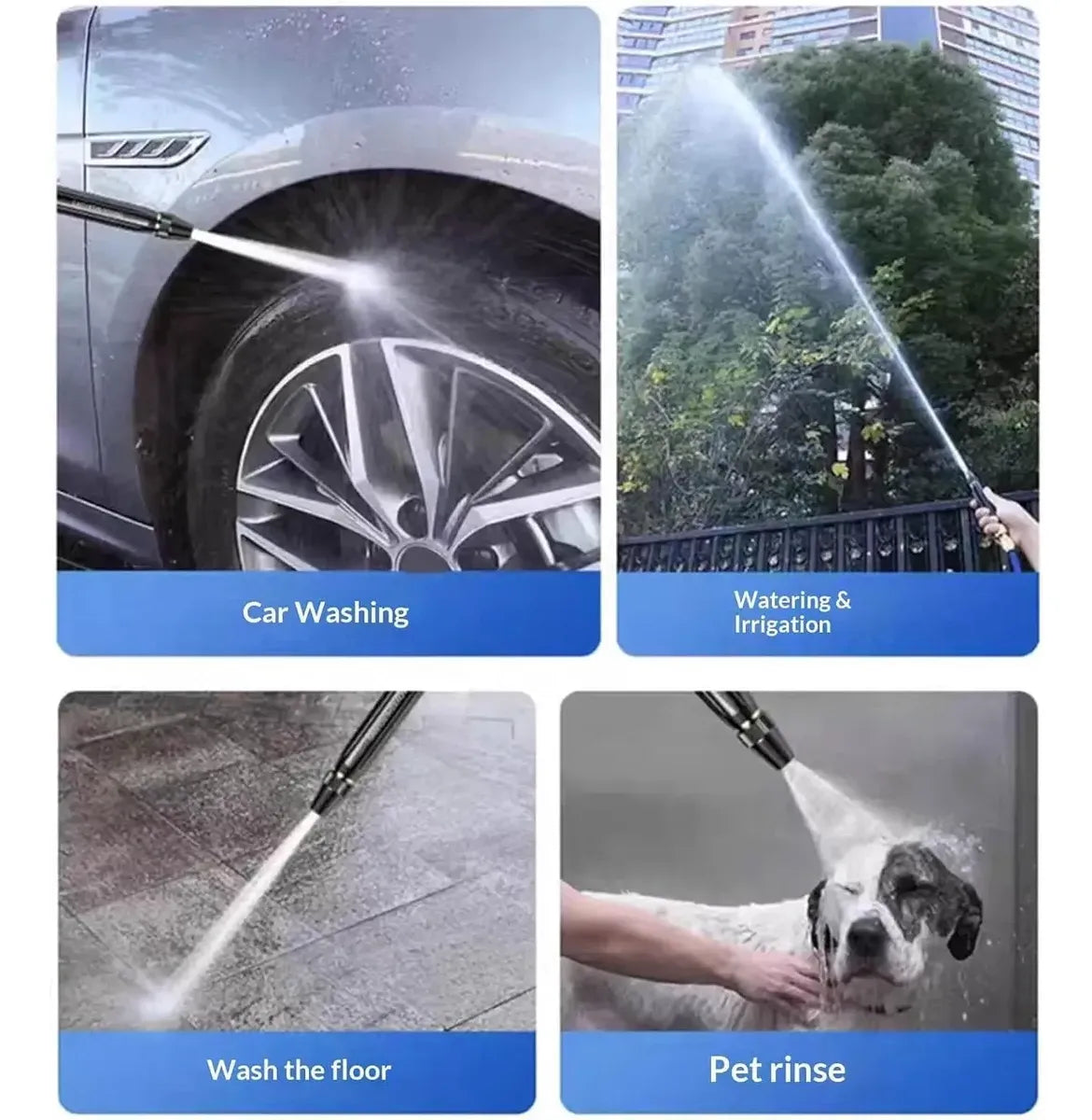 HydroJet® - Boquilla Hidrolavadora Portátil – Lava tu Carro y Jardín como Profesional
