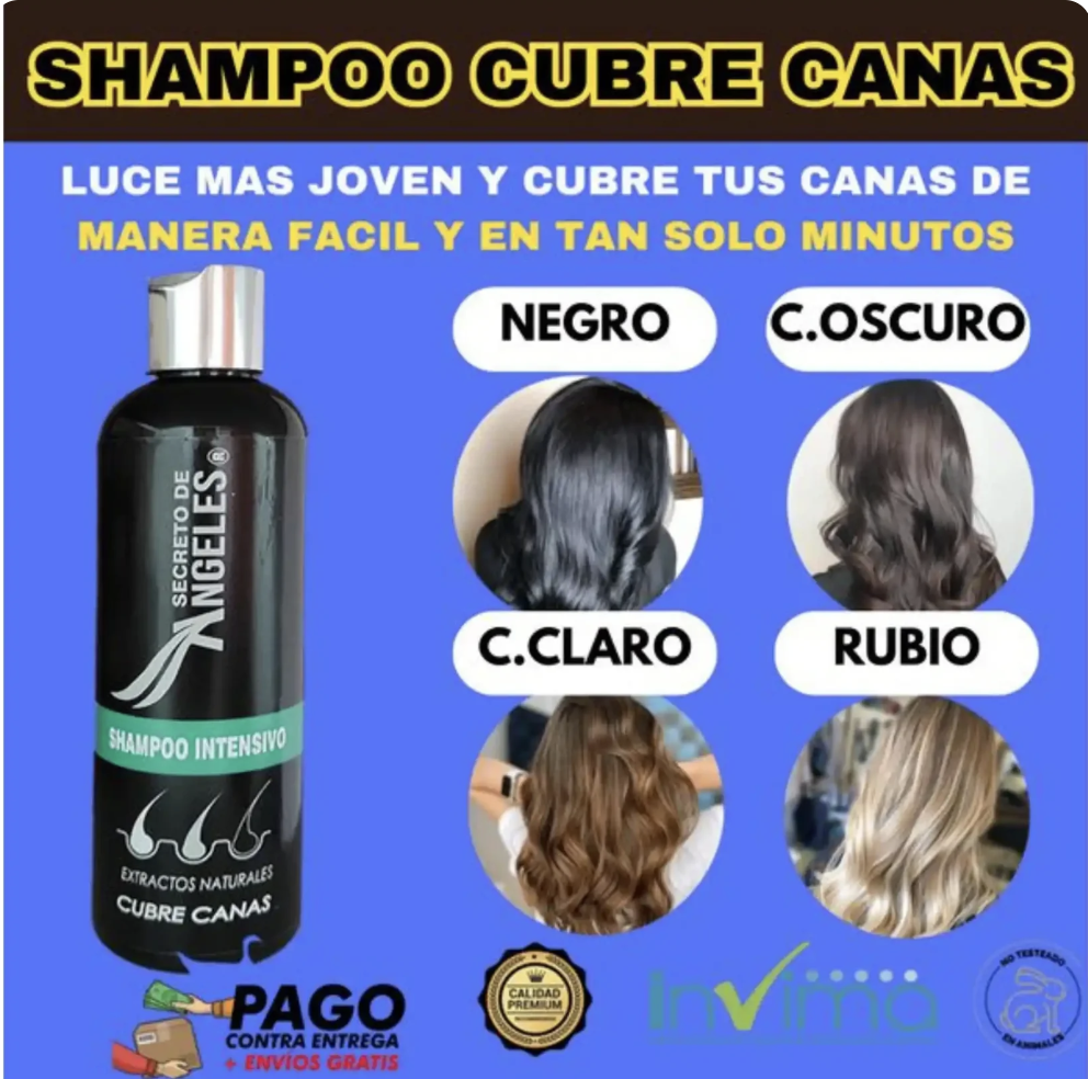 Shampoo Anticanas +OBSEQUIO Colageno activador+ Crema exfoliante⭐⭐⭐⭐⭐,,(ENVIO GRATIS 🔥)PAGO CONTRA ENTREGA🚛