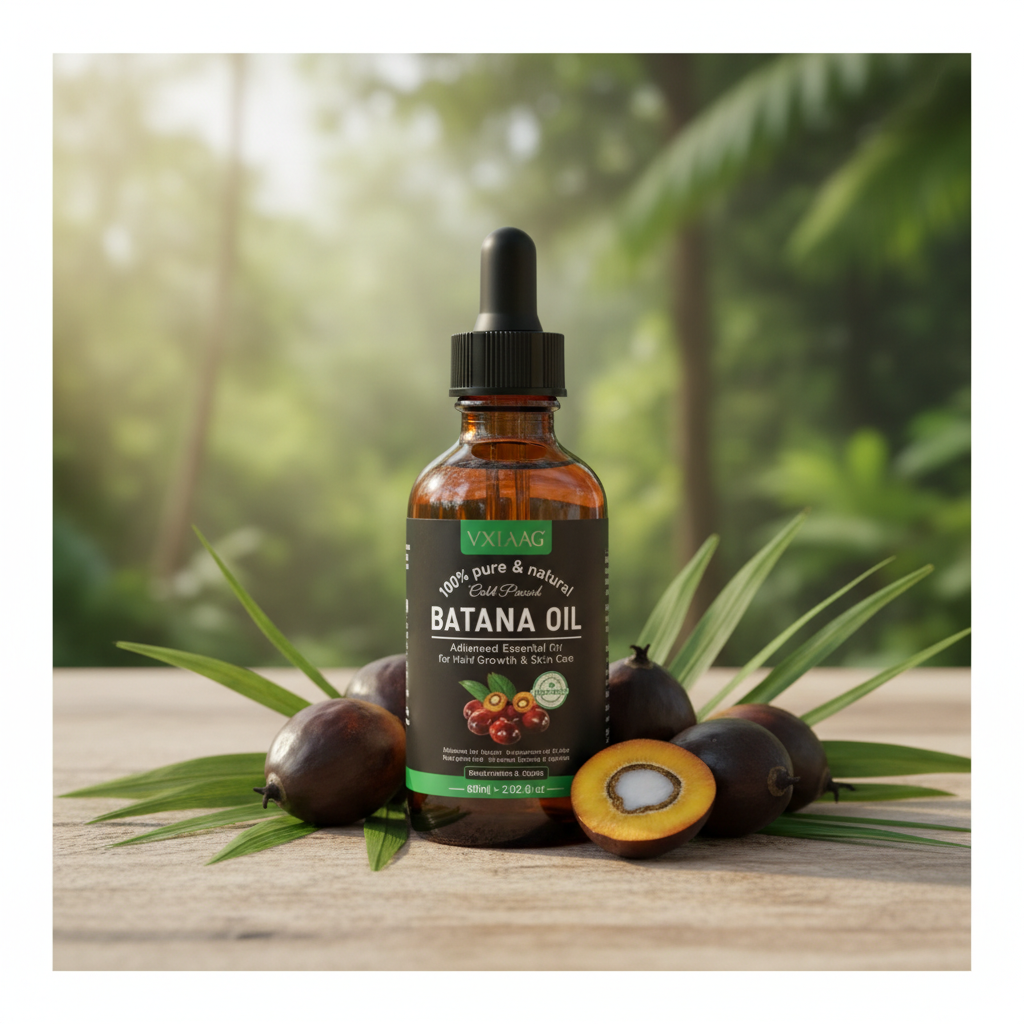 Aceite de Batana 100% natural con elementos tropicales orgánicos