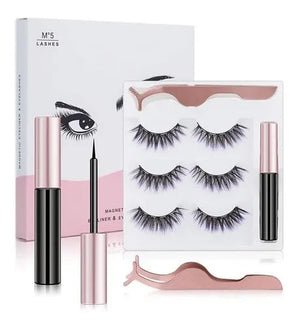 Kit pestañas magneticas 6D + Delineador Magnetico2‼️⭐⭐⭐⭐⭐,ULTIMAS UNIDADES,YES‼️(ENVIO GRATIS 🔥)PAGO CONTRA ENTREGA🚛. - mega-store-colombi