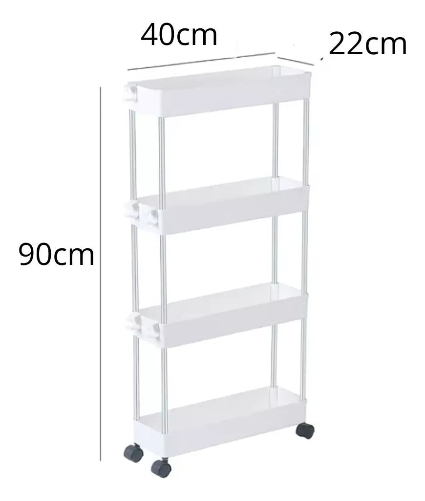 Carrito Organizador Multiuso Cocina Baño Hogar 4 Niveles⭐⭐⭐⭐⭐(ENVIO GRATIS 🔥)PAGO CONTRA ENTREGA🚛