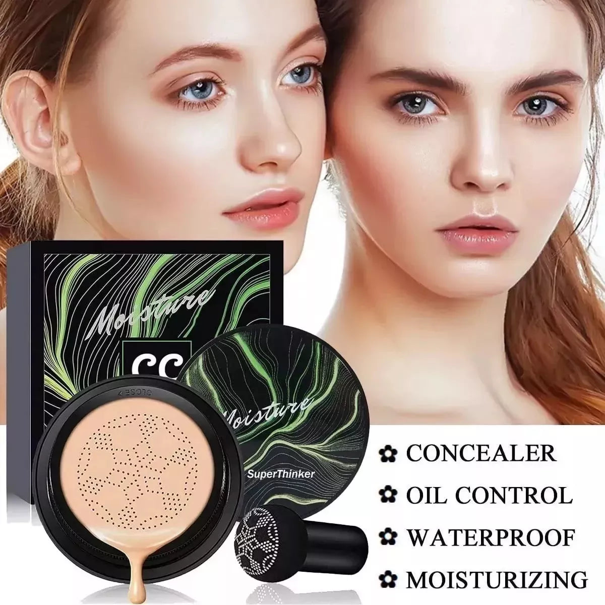 Corrector Moisture Cojín Base (Envio Gratis 🔥)⭐⭐⭐⭐⭐   Pago Contra Entrega🚛 - mega-store-colombi