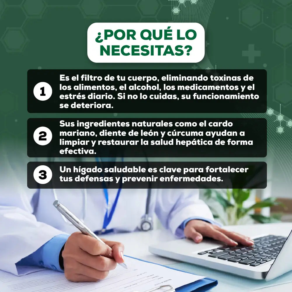 Suplemento Liver Cleanse & Detox - Milk Thistle + Dandelion (ENVIO GRATIS )PAGO CONTRA ENTREGA⭐⭐⭐⭐⭐