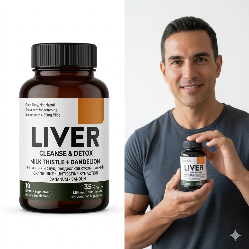 Suplemento Liver Cleanse & Detox - Milk Thistle + Dandelion (ENVIO GRATIS )PAGO CONTRA ENTREGA⭐⭐⭐⭐⭐