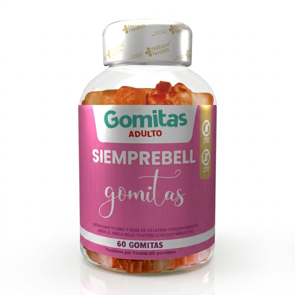 Gomitas BBL Aguaje con INVIMA – Siemprebell 60 Gomitas(ENVIO GRATIS )PAGO CONTRA ENTREGA⭐⭐⭐⭐⭐ (Cop