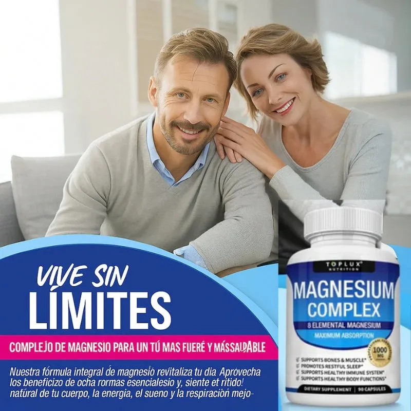 Magnesium Complex — Bienestar Diario para Tu Cuerpo y Tu Mente (ENVIO GRATIS )PAGO CONTRA ENTREGA⭐⭐⭐⭐⭐