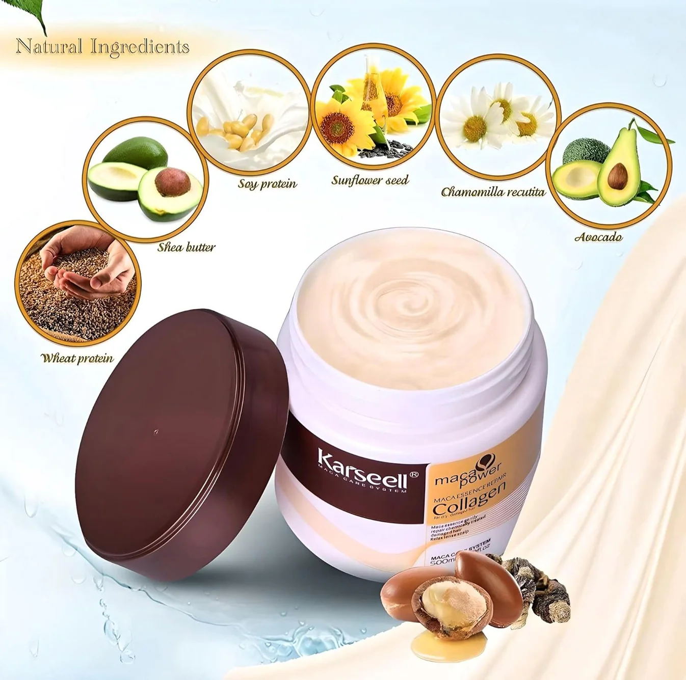 Mascarilla Capilar Karsell: Renueva y Revitaliza tu Cabello! COMBO 4 PRODUCTOS 💆✨⭐⭐⭐⭐⭐,,(ENVIO GRATIS 🔥)PAGO CONTRA ENTREGA🚛