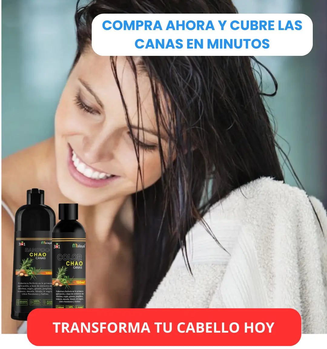 Shampoo  CHAO  CANAS⭐⭐⭐⭐⭐ (ENVIO GRATIS 🔥)PAGO CONTRA ENTREGA🚛.